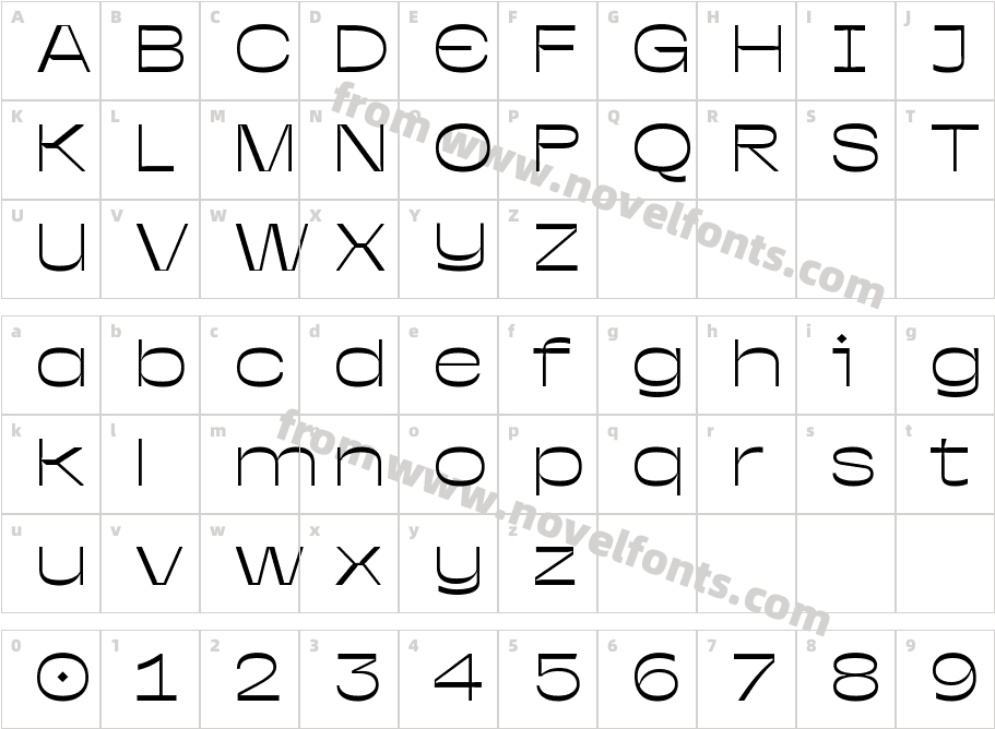 ARP Display 40Character Map