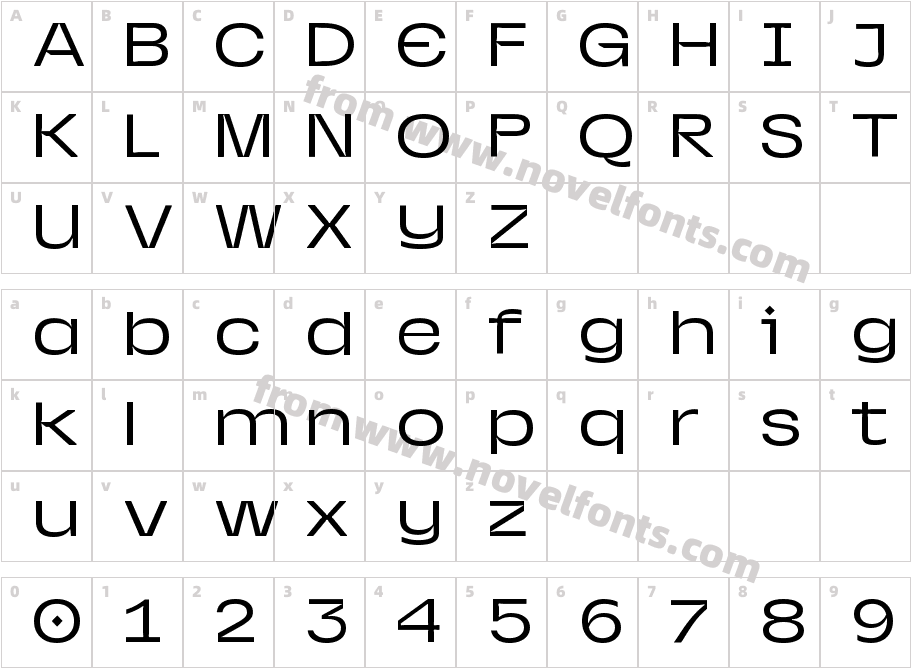 ARP Display 80Character Map