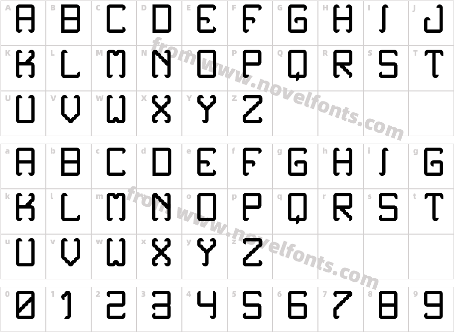 Noxtrey Auf tfbCharacter Map