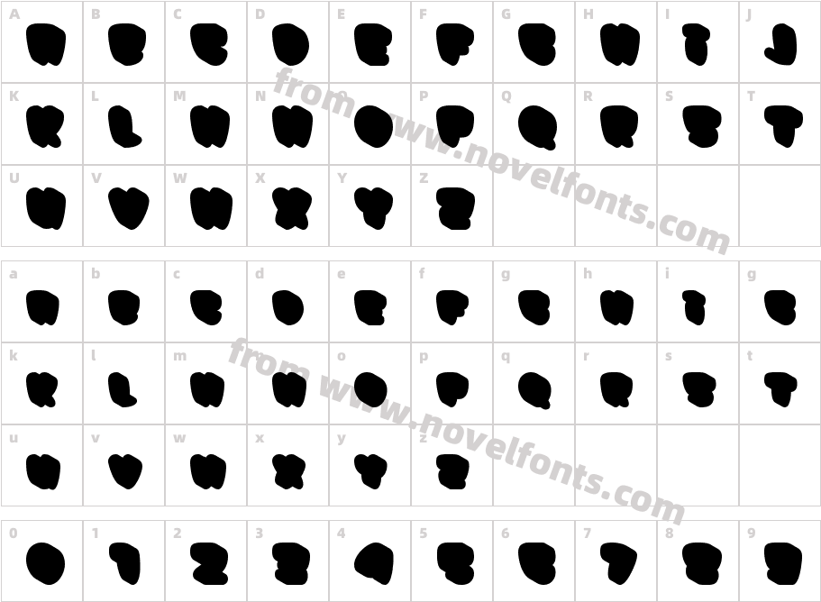 Absolute Graffiti ShadowCharacter Map