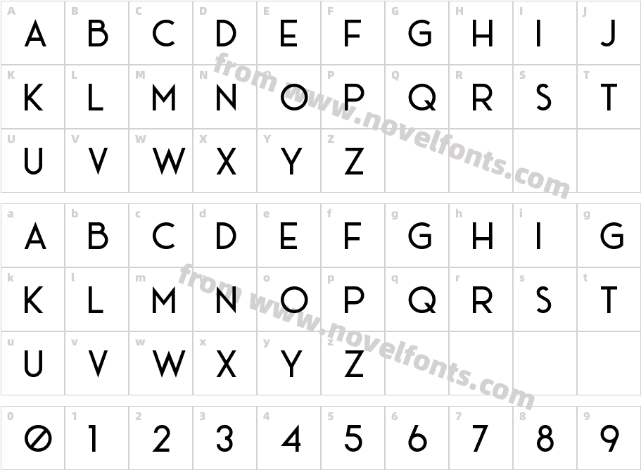 Ace Sans MediumCharacter Map