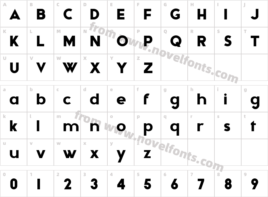 AdcaCharacter Map