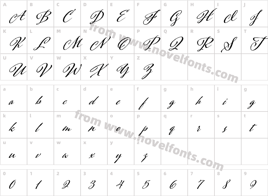 Adorn CoronetCharacter Map