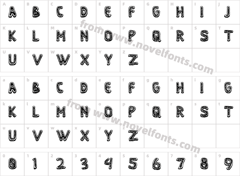 Nyam CompleteCharacter Map