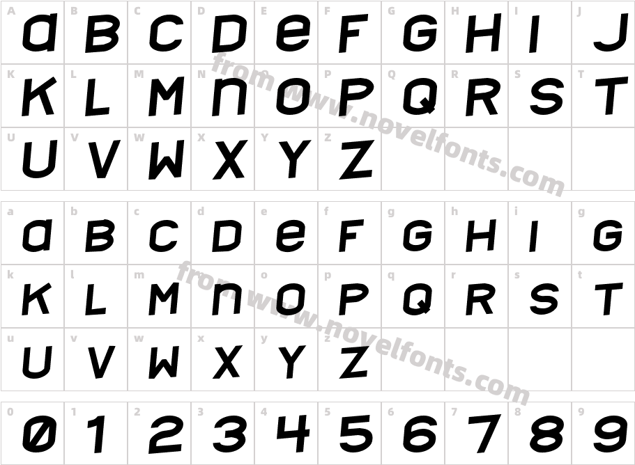 Nyctalopia tiltCharacter Map