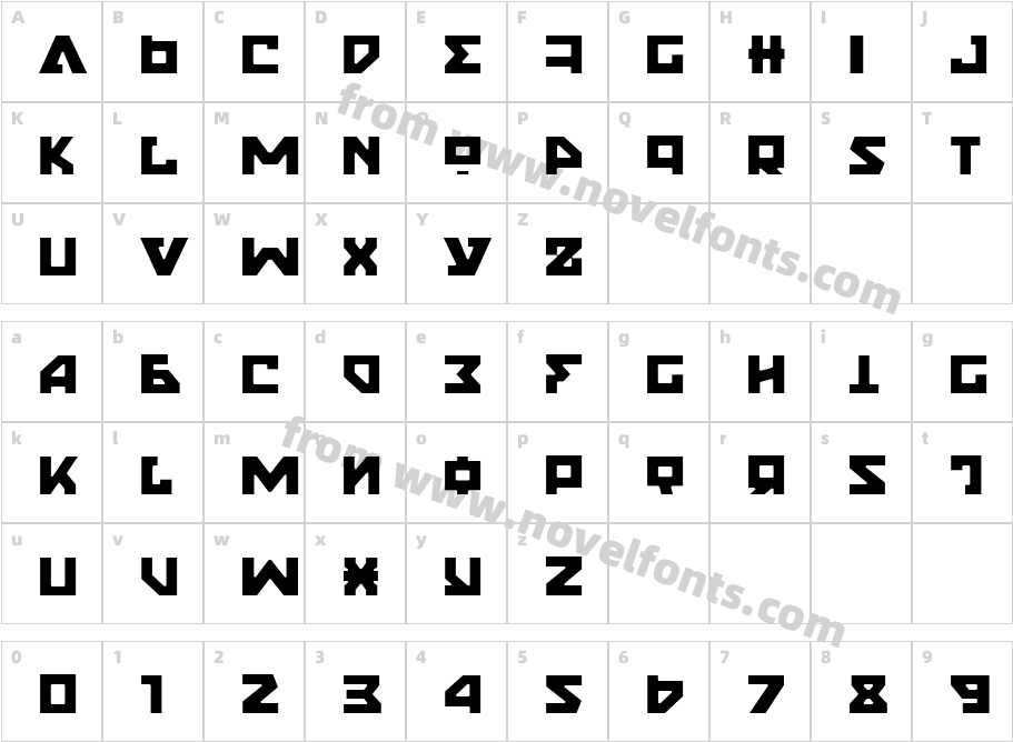 Nyet LightCharacter Map