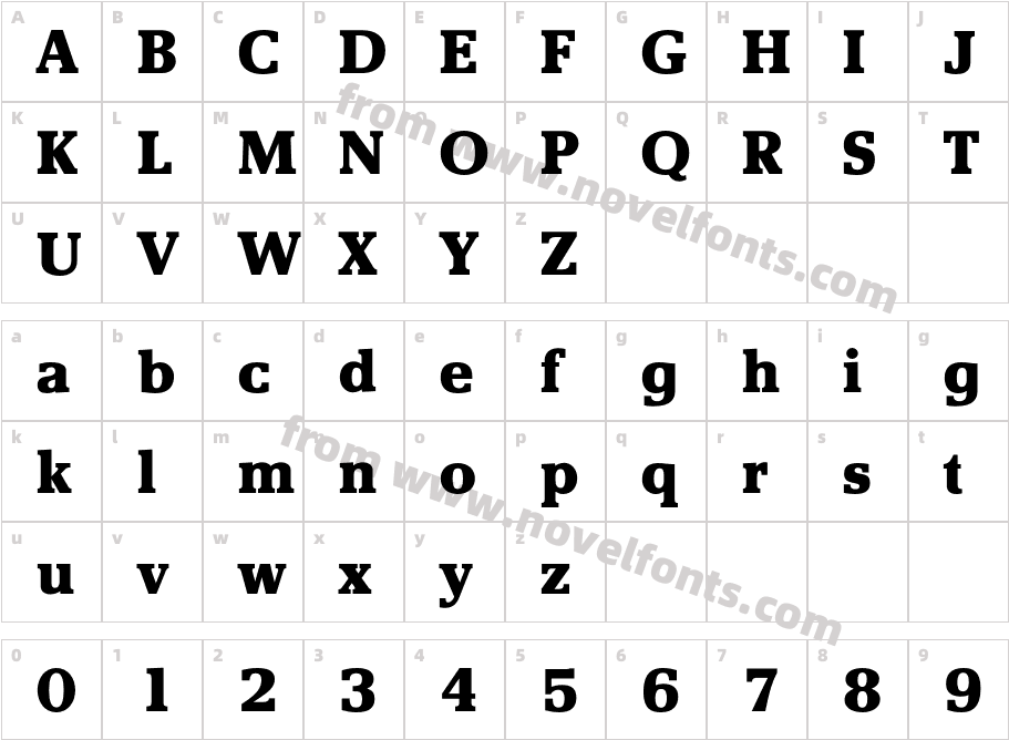 OPTIRemy-BoldCharacter Map