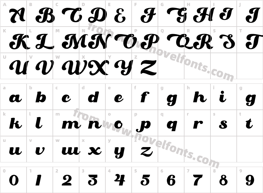 OaklashCharacter Map