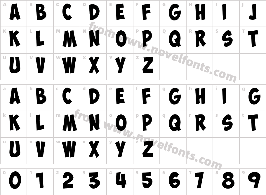 ObelixProCharacter Map