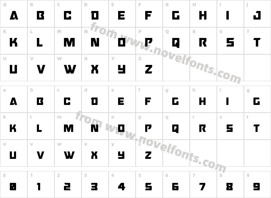 Oceanic Drift CondensedCharacter Map