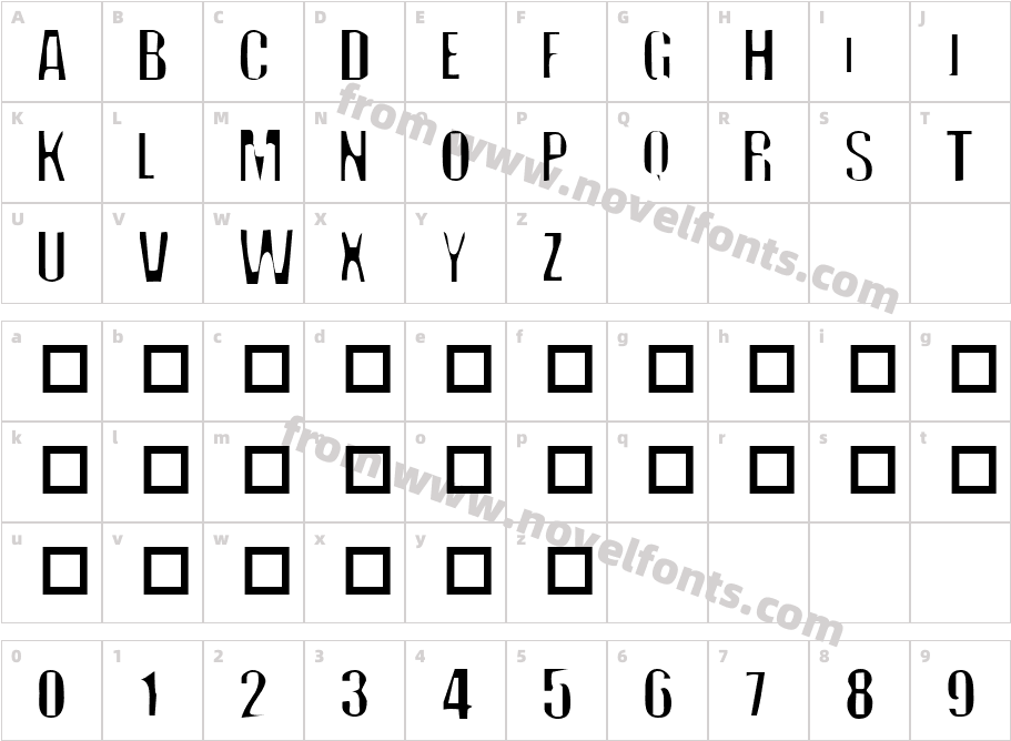 OffCharacter Map