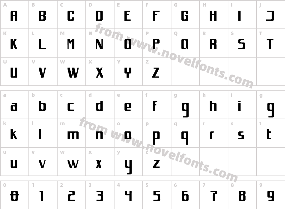 1_7JZ6G9SFHTR3BSFCharacter Map