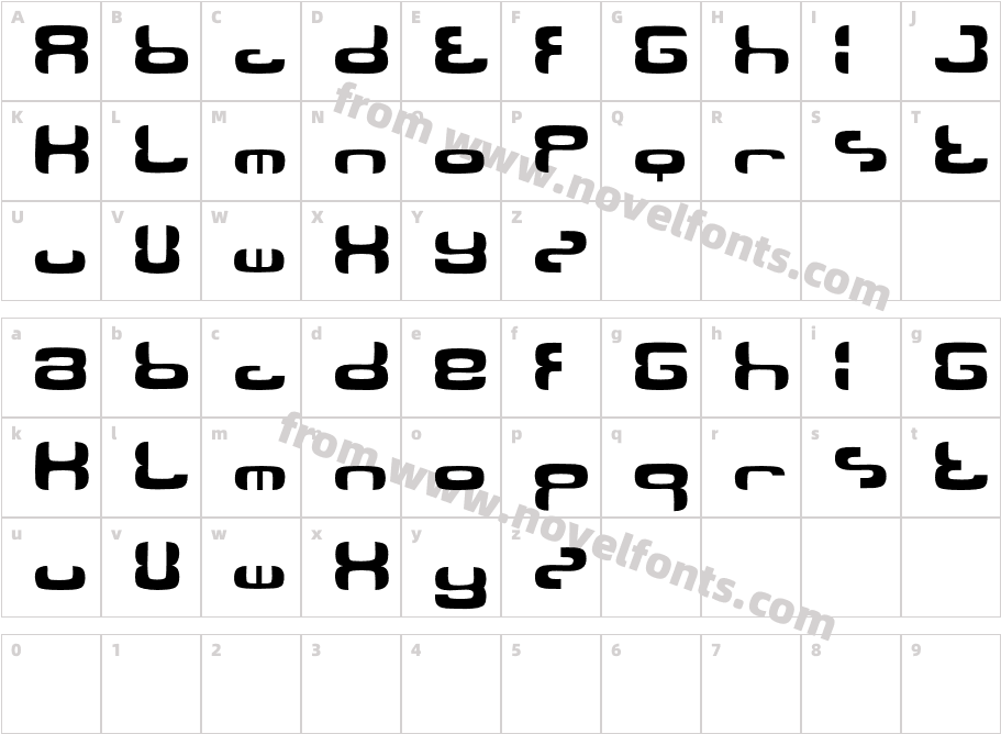 OllonCharacter Map