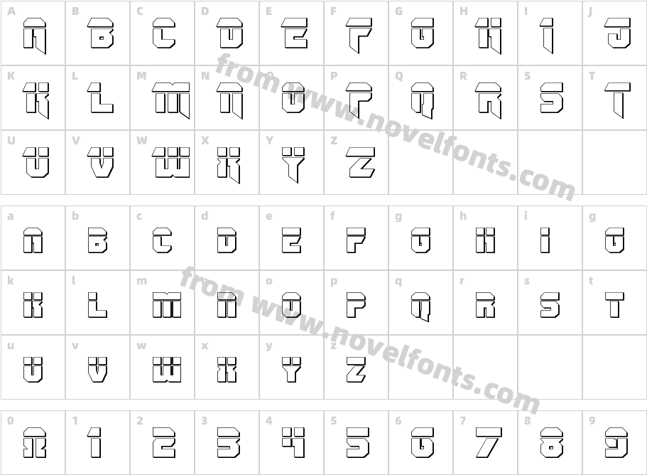 OmegaForce Bullet RegularCharacter Map