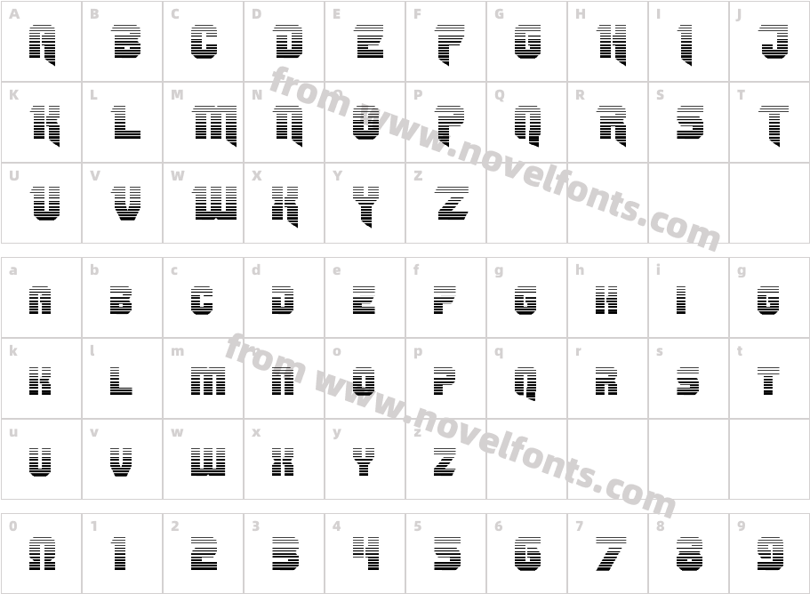 Omega Force Gradient RegularCharacter Map