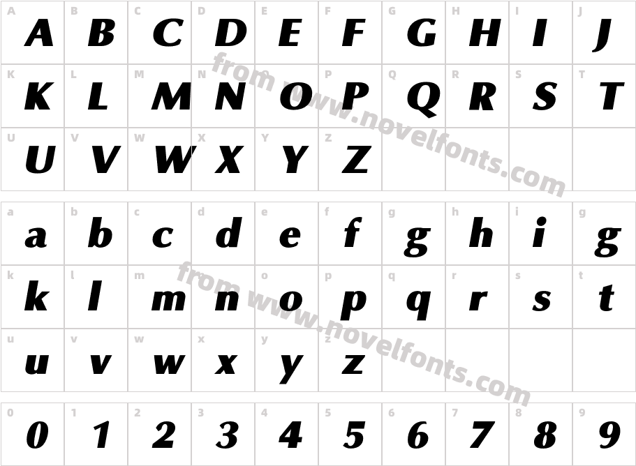 Omni BlackCharacter Map