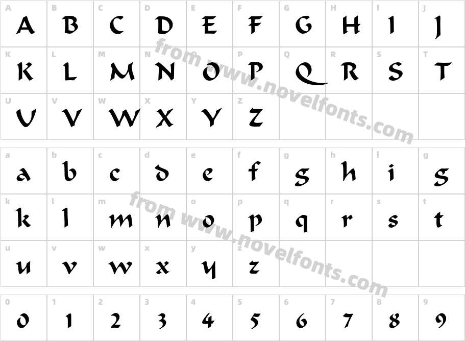 Ondine NormalCharacter Map