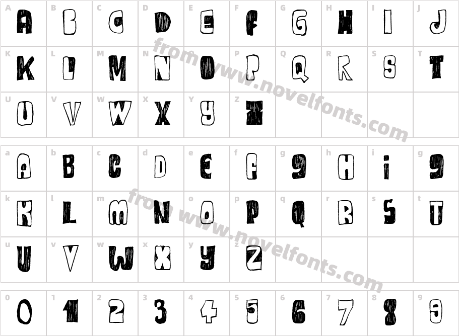 One Way Or AnotherCharacter Map