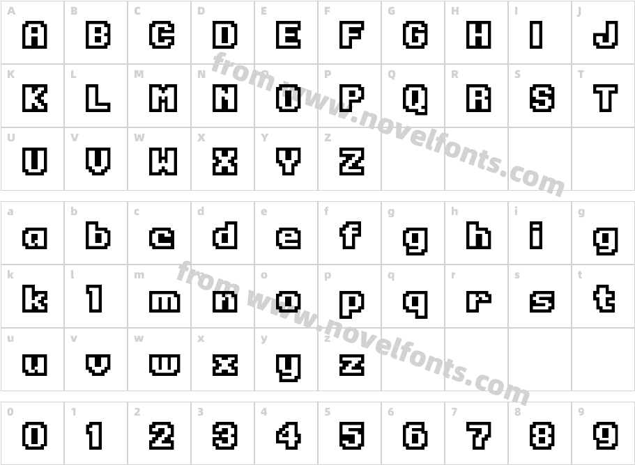 Onesize ReverseCharacter Map