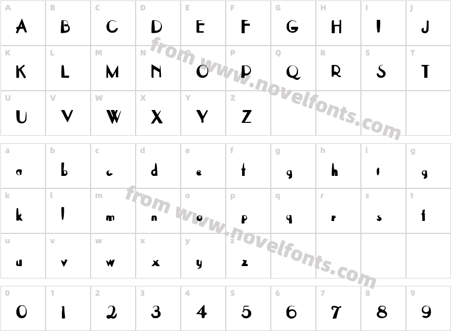 OntheLeftCharacter Map