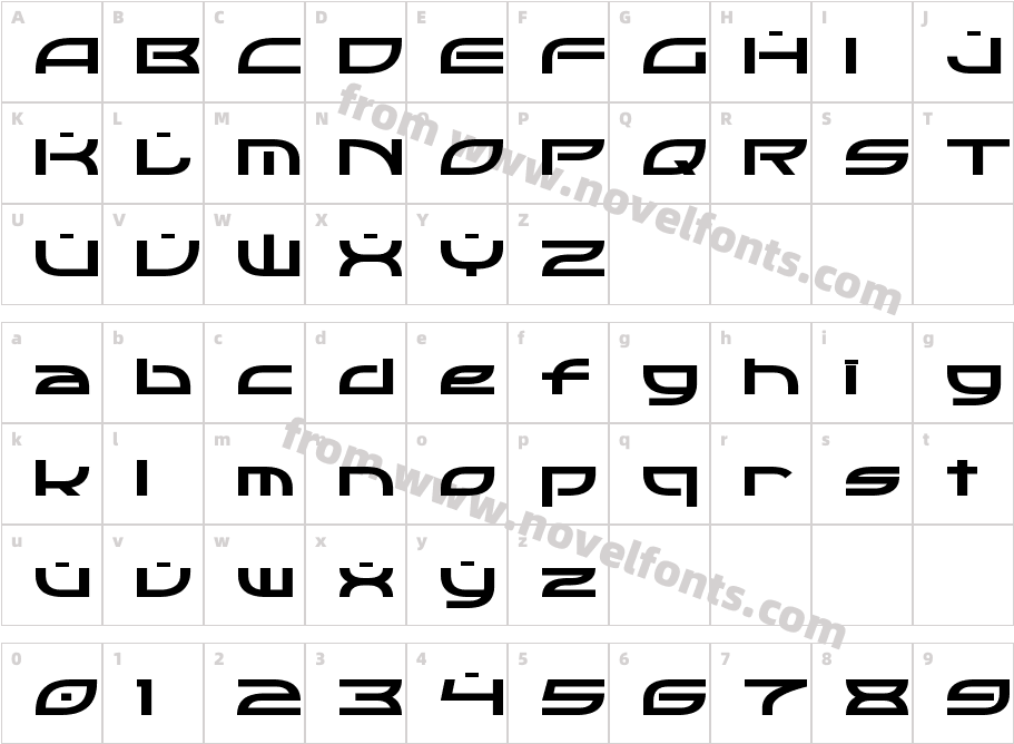 OpTicCharacter Map