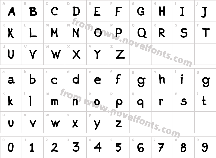 Aprim-BoldCharacter Map