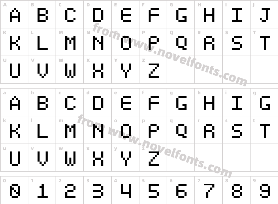 OptiateCharacter Map