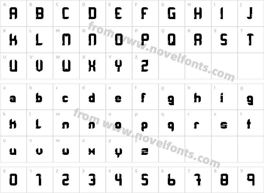 Orbit RacerCharacter Map