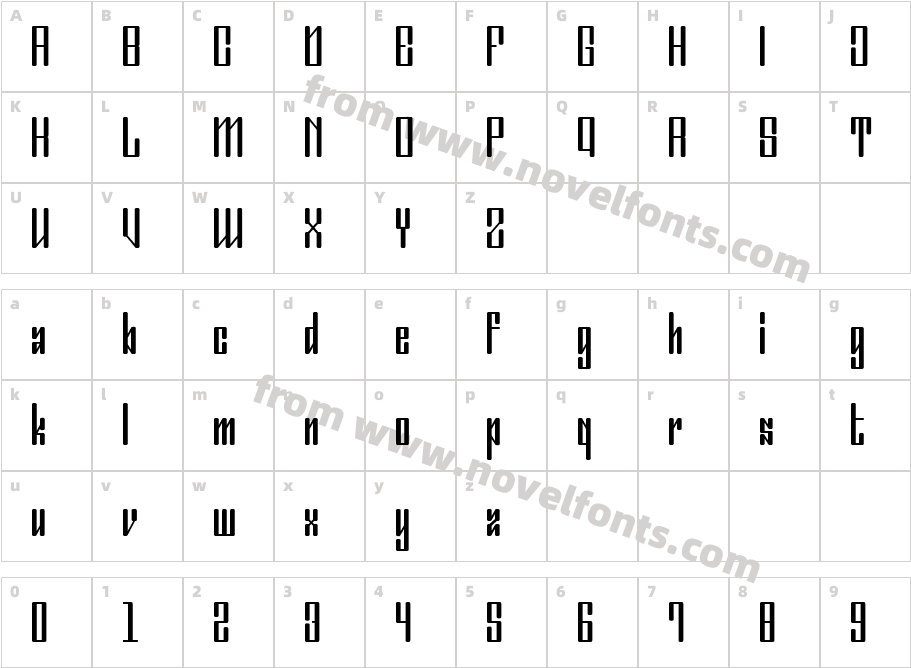 Ordinatum LightCharacter Map