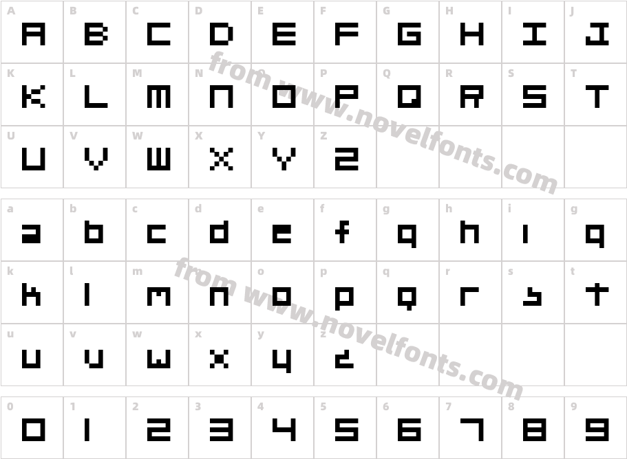 Org_v01Character Map