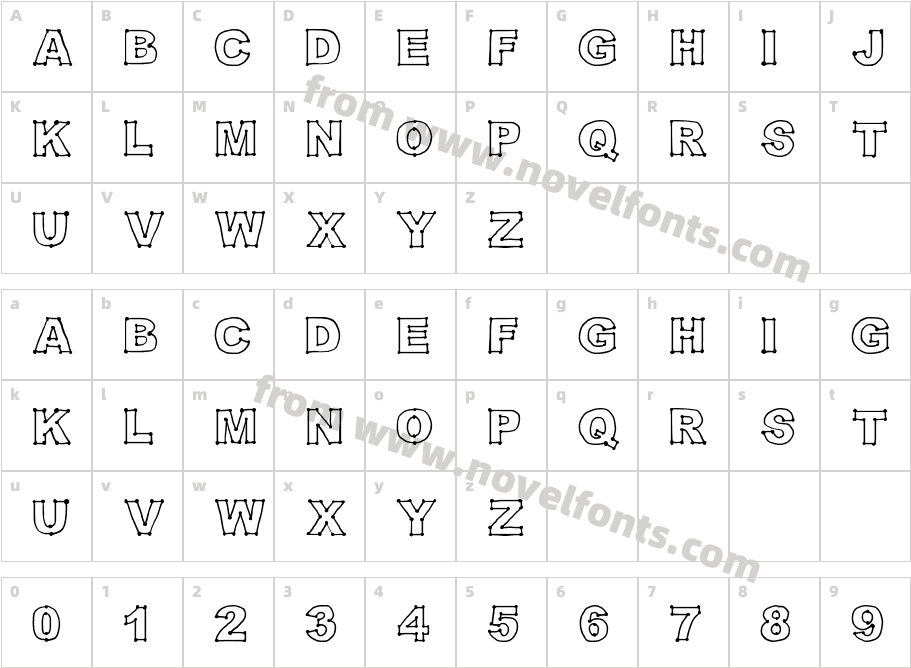 Original 301Character Map