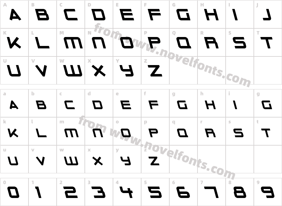 Outer Limits SolidCharacter Map