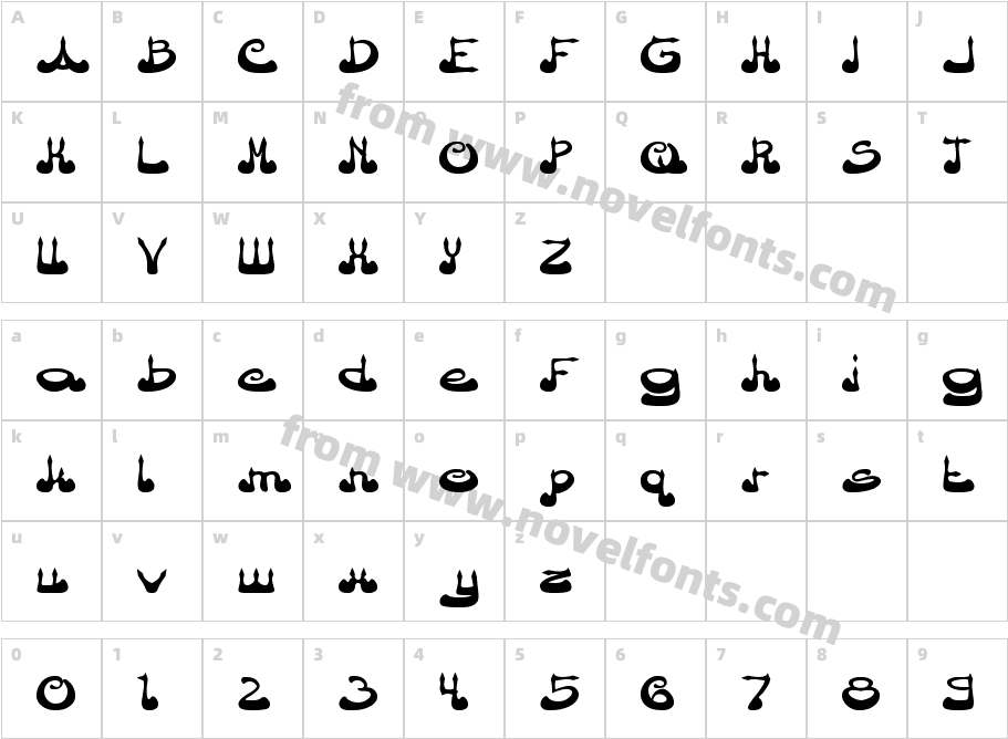 Arabian PrinceCharacter Map