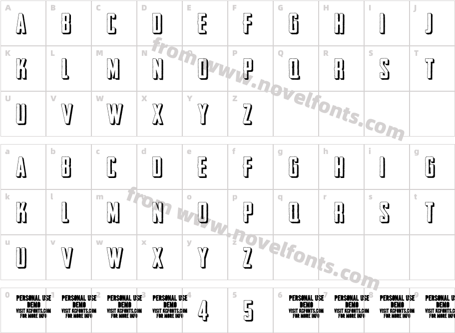 Outliner No. 45 DEMOCharacter Map