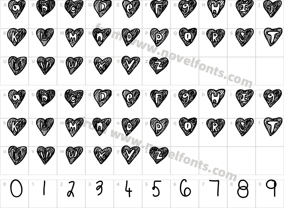 OverheartsCharacter Map