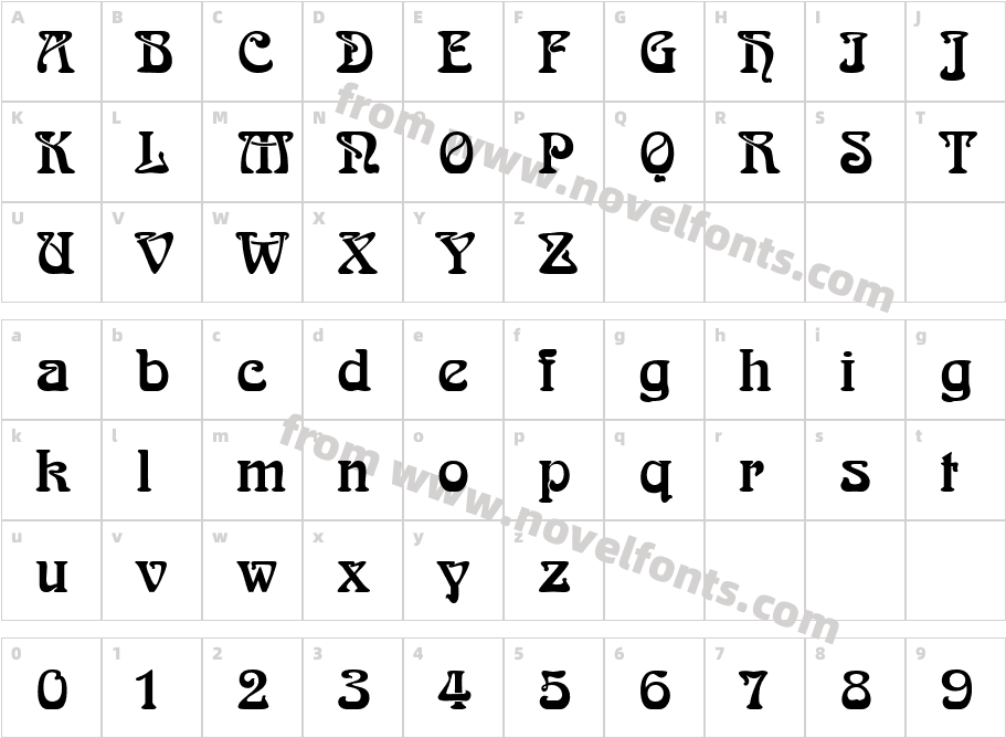 ArabikDBCharacter Map