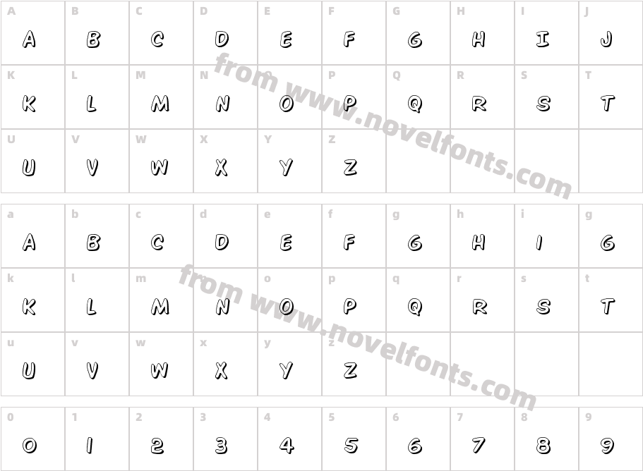 Overstreet Bible 3DCharacter Map