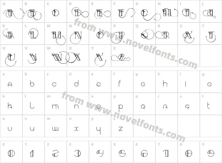 Aracme WaroundCharacter Map