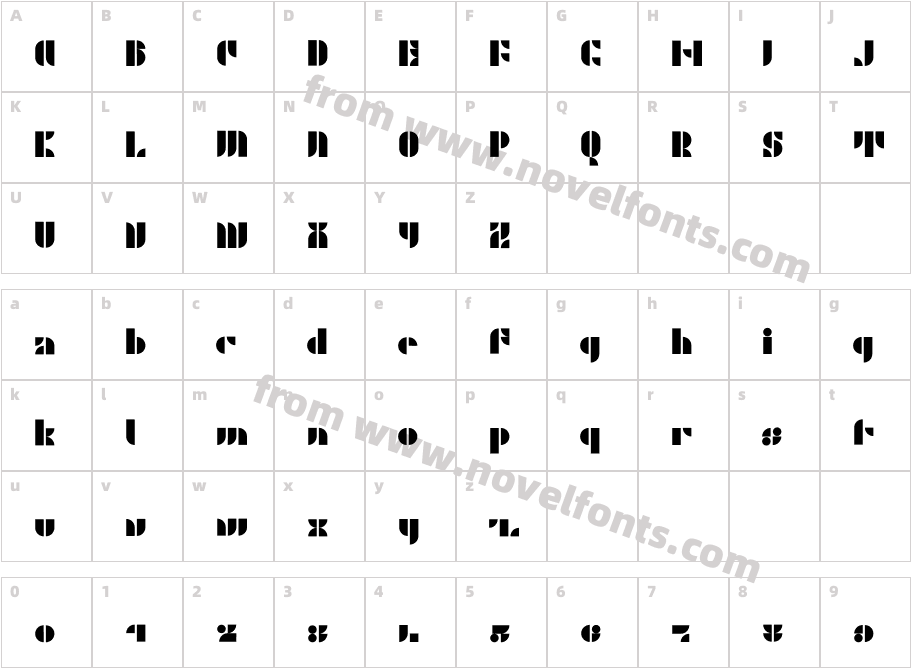 P22Albers-TwoCharacter Map