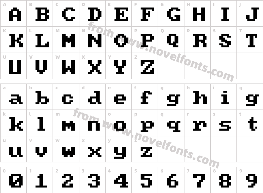 PC SeniorCharacter Map