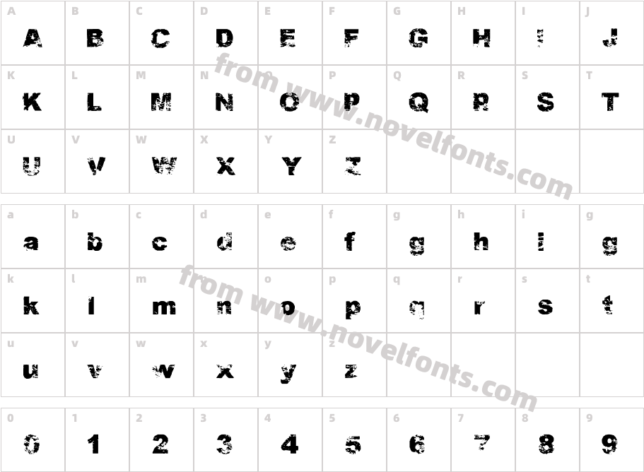 PDRPTCharacter Map