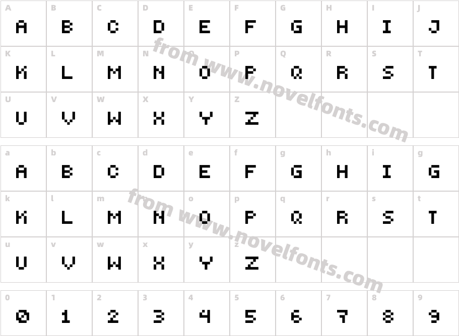 PEPminus10Character Map