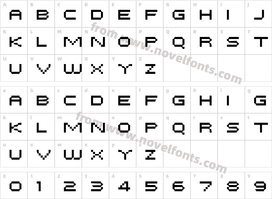 PF Tempesta Five ExtendedCharacter Map