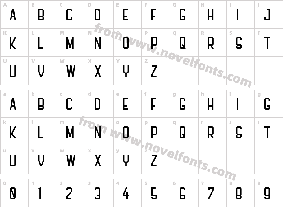 PFHALLCharacter Map