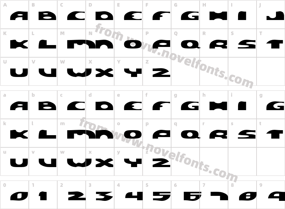 PIGSTYCharacter Map