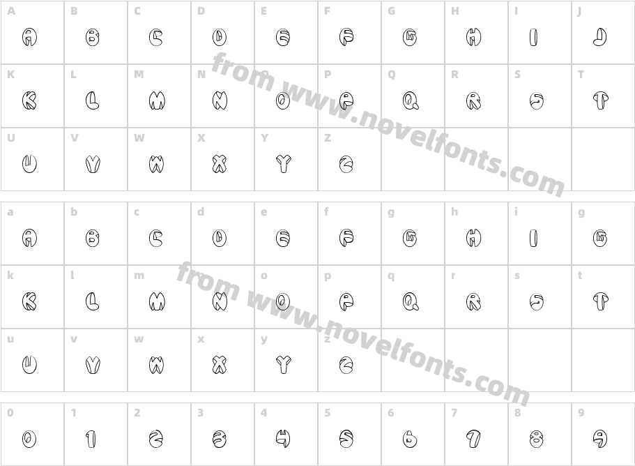 AragonCharacter Map