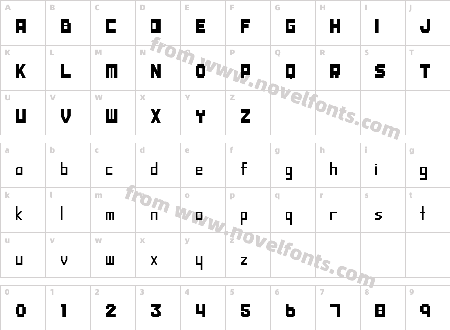 PROGRESSCharacter Map