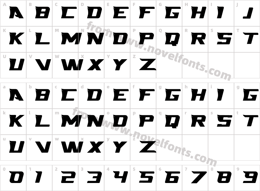 PROHEROCharacter Map