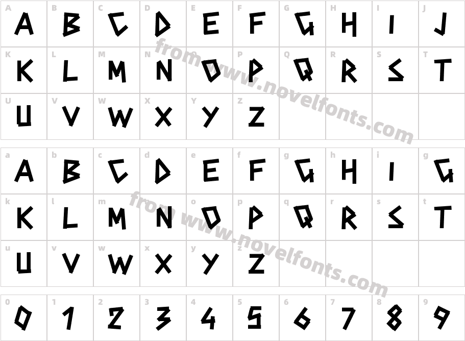 PWCINDERBLOXCharacter Map