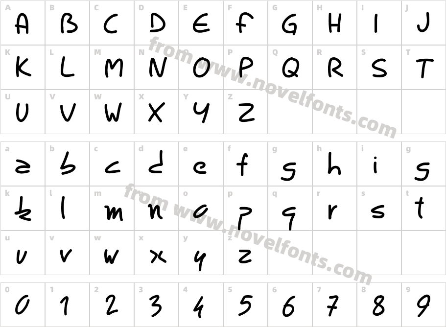 PWRoundedScriptCharacter Map